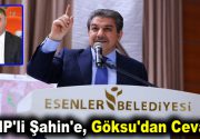 CHP’li Şahin’e, Göksu’dan Cevap! Esenler Belediye Meclisi’nde, CHP Esenler Meclis