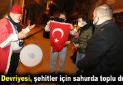 Sahur Devriyesi, şehitler için sahurda toplu dua etti Bağcılar Belediyesi’nin