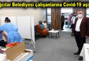 Bağcılar Belediyesi çalışanlarına Covid-19 aşısı Yerinde Kovid-19 aşı uygulaması kapsamında