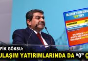 İBB ULAŞIM YATIRIMLARINDA DA “0” ÇEKTİ AK Parti Grup Başkanvekili