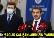 PANDEMİ KAHRAMANI SAĞLIK ÇALIŞANLARIMIZIN YANINDAYIZ Esenler Belediye Başkanı M. Tevfik