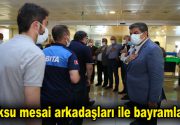 Göksu mesai arkadaşları ile bayramlaştı Esenler Belediye Başkanı M.Tevfik Göksu, mesai