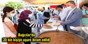 Bağcılar’da 20 bin kişiye aşure ikram edildi