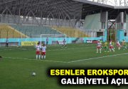 EROKSPOR SEZONU GALİBİYETLE AÇTI Esenler Erokspor, yeni hocasıyla sahaya çıktığı
