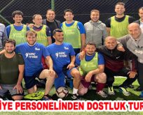 BELEDİYE PERSONELİNDEN DOSTLUK TURNUVASI