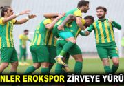 EROKSPOR İKİNCİLİĞE YÜKSELDİ Esenler Erokspor, şampiyonluk mücadelesinde ikinci sıraya yükseldi. Esenler Erokspor,