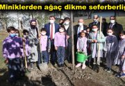 Miniklerden ağaç dikme seferberliği “Geleceğe Nefes” projesi dolayısıyla Bağcılar Mehmet