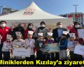 Miniklerden Kızılay’a ziyaret