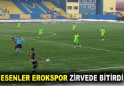 EROKSPOR İLK DEVREYİ İKİNCİ SIRADA KAPATTI Esenler Erokspor, rakibi Ağrı