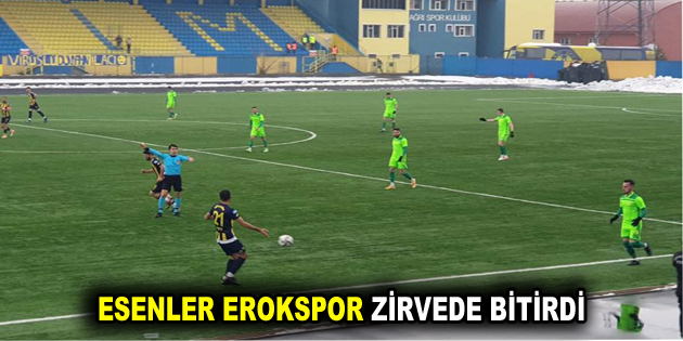 ESENLER EROKSPOR İLK DEVREYİ İKİNCİ SIRADA KAPATTI