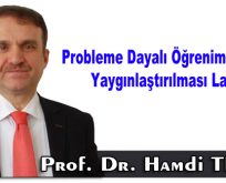 Probleme Dayalı Öğrenimin (PDÖ) yaygınlaştırılması lazım