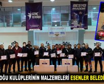 UZAKDOĞU KULÜPLERİNİN MALZEMELERİ ESENLER BELEDİYESİ’NDEN