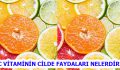 C VİTAMİNİN CİLDE FAYDALARI NELERDİR?