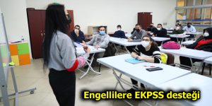 Engellilere EKPSS desteği