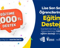 ESENLER BELEDİYESİ’NDEN EĞİTİME 1000 TL DESTEK!