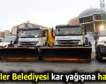 Esenler Belediyesi kar yağışına karşı hazır!