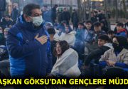 BAŞKAN GÖKSU’DAN GENÇLERE MÜJDE! Gençlik Kampı’nda gençlerle bir araya gelen