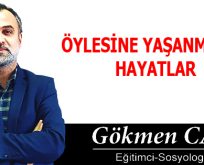 ÖYLESİNE YAŞANMAYAN HAYATLAR