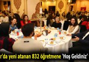 Yeni atanan 832 öğretmene ‘Hoş Geldiniz’ yemeği Bağcılar Belediyesi’nin ev
