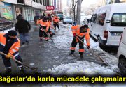 Bağcılar’da kar çileye dönüşmedi Bağcılar Belediyesi’nin sahadaki görevlileri ve Çağrı