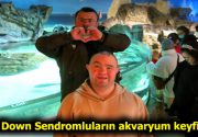 Down Sendromluların akvaryum keyfi Bağcılar Belediyesi Feyzullah Kıyıklık Engelliler Sarayı’nda