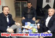 Bölge Gazetesi’ne Sürpriz Ziyaret Esenler Belediyesi Basın Danışmanı Hüseyin Akman