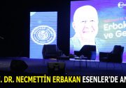 PROF. DR. NECMETTİN ERBAKAN DUALARLA YÂD EDİLDİ Esenler Belediyesi, Milli