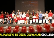 İSTİKLAL MARŞI’NI EN GÜZEL OKUYANLAR ÖDÜLLENDİRİLDİ İstiklal Marşı’nın kabulünün 101.