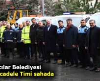 Bağcılar Belediyesi Karla Mücadele Timi sahada