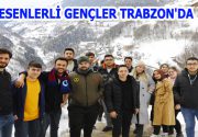 GENÇLERİN YENİ ROTASI TRABZON’DU Esenlerli gençlerin yeni rotası Trabzon oldu.