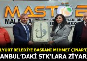 BAŞKAN ÇINAR’DAN İSTANBUL’DAKİ STK’LARA ZİYARET Malatya Yeşilyurt Belediye Başkanı Mehmet