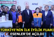 TÜRKİYE’NİN İLK İYİLİK FUARI ESENLER’DE AÇILDI Esenler Belediyesi, Türkiye’de ilki