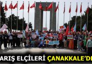 BARIŞ ELÇİLERİ ECDAD TOPRAKLARI ÇANAKKALE’DEYDİ 9 ülkeden 100 çocuk Çanakkale‘yi ziyaret