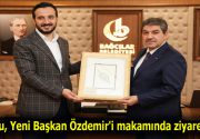 Göksu, yeni başkan Özdemir’i makamında ziyaret etti Esenler Belediye Belediye