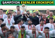 EROKSPOR ŞAMPİYONLUĞU KUTLADI TFF 3. Lig 3. Grup’ta şampiyon olarak