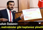 Özdemir, İstanbul trafiğinin içler acısı halini gözler önüne serdi İstanbul