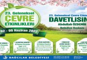 Çevre Haftası şölenle kutlanacak Çevre Haftası, Bağcılar Belediyesi’nin düzenleyeceği 23.