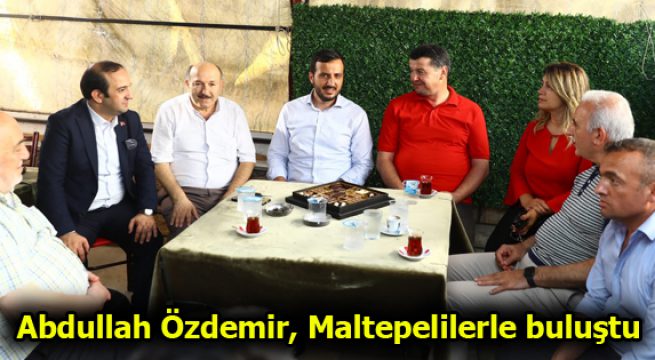 Abdullah Özdemir, Maltepelilerle buluştu