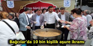 Bağcılar’da 10 bin kişilik aşure ikramı