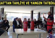 ESKAT’TAN TAHLİYE VE YANGIN TATBİKATI Esenler Belediyesi Arama Kurtarma Ekibi