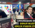 CUMHURBAŞKANI ERDOĞAN, ESENLER BELEDİYESİ GENÇLİK STANDINI ZİYARET ETTİ