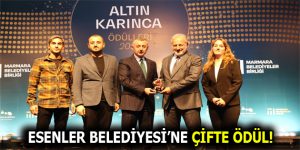 ESENLER BELEDİYESİ’NE ÇİFTE ÖDÜL!