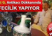 ANTİKACI DÜKKANINDA TEFECİLİK YAPIYOR Canbey Haber Ajansı’nın haberine göre Malatya’da