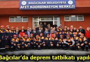 Bağcılar’da deprem tatbikatı yapıldı Bağcılar Belediyesi Afet Koordinasyon Merkezi’nde bir