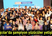 Bağcılar’da şampiyon yüzücüler yetişiyor Bağcılar Belediyesi tarafından düzenlenen 5’inci Yüzme