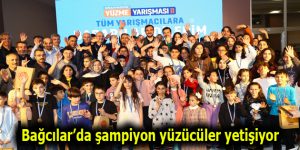 Bağcılar’da şampiyon yüzücüler yetişiyor