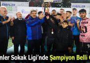 SOKAK LİGİ’NİN FİNALİNDE AHMET ÇAKAR DÜDÜK ÇALDI Esenler Sokak Ligi’nde