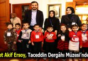 Mehmet Akif Ersoy, Taceddin Dergâhı Müzesi’nde anıldı Vefatının 86’ıncı yılında