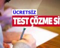 Ücretsiz test çözme sitesi