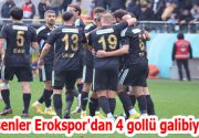 EROKSPOR’DAN ÜÇ PUAN Sarı yeşilliler ikinci devreye fırtına gibi başladı.